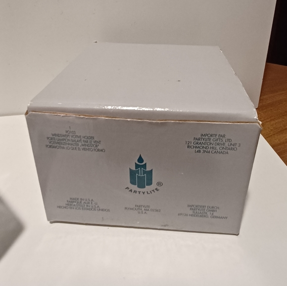 EUC Vintage PartyLite 24% Lead Crystal Windswept Votive Candle Holder - Picture 7 of 7